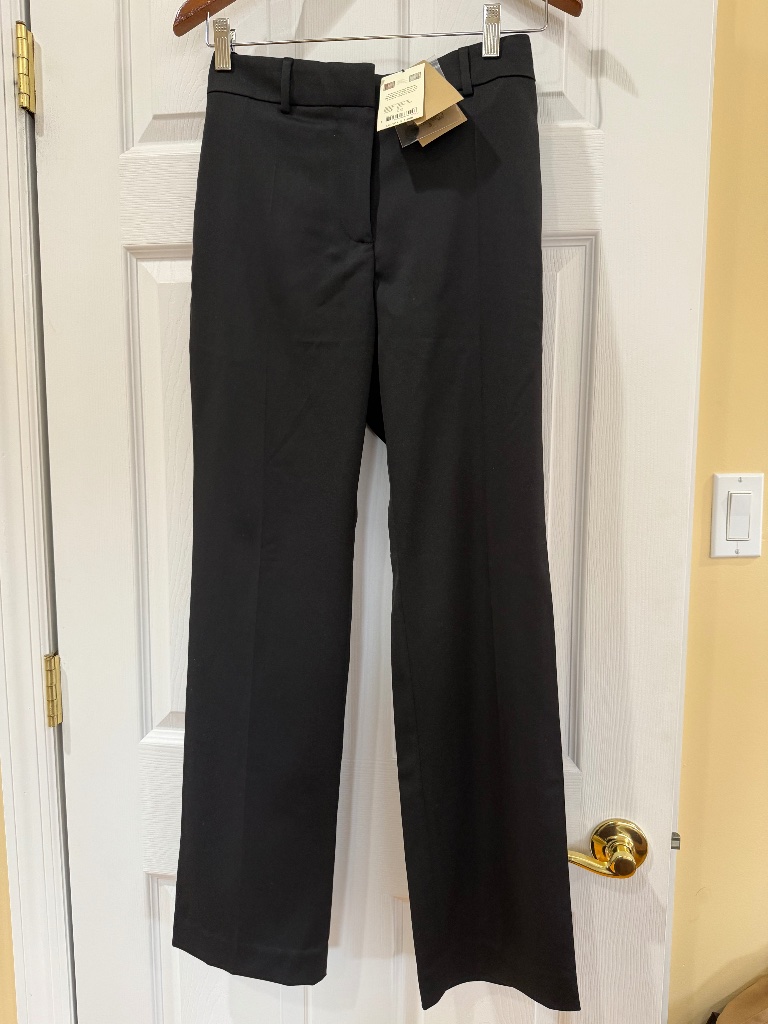 Black Straight Leg Burberry